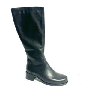 La Canadienne Womens Jennifer Boot Black Leather Size 7.5N